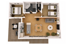 Lakeside Retreat floor plan
